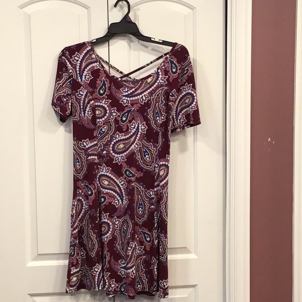 XL Sami& Jo Purple Paisley Dress